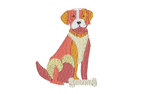 Review: Bone and Sitting Dog Embroidery Design