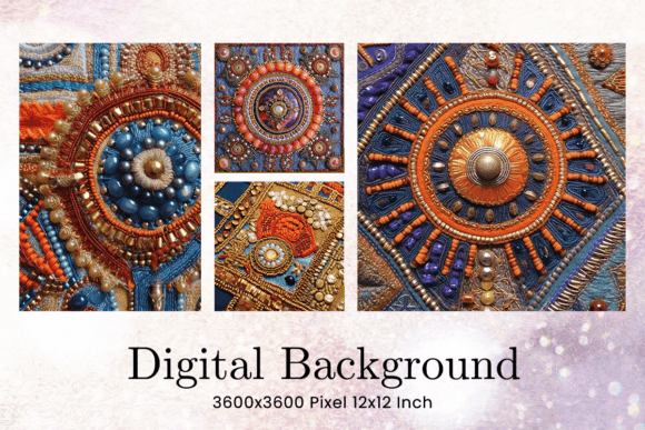 Review: Indian Embroidery Fabric Background for Sweatshirts