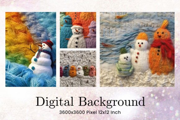 Review: Snowman Embroidery Christmas Background for Holiday Sales