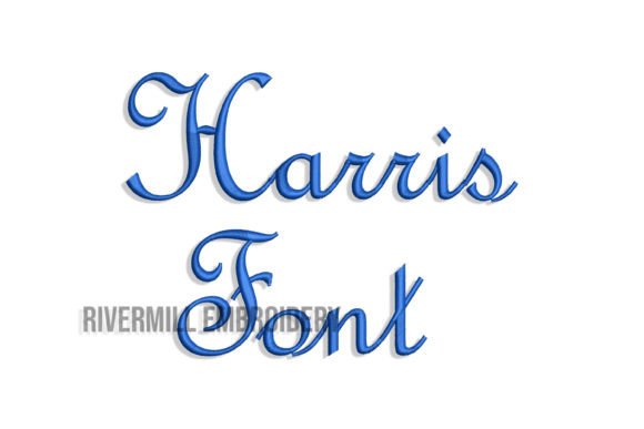 Reviewing 2 Harris Machine Embroidery Font for Etsy Shops