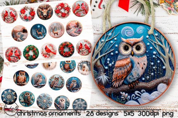 Reviewing 3D Christmas Ornament Embroidery Effect