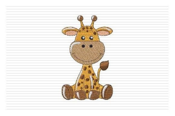 Reviewing Baby Giraffe Embroidery for Etsy Shops