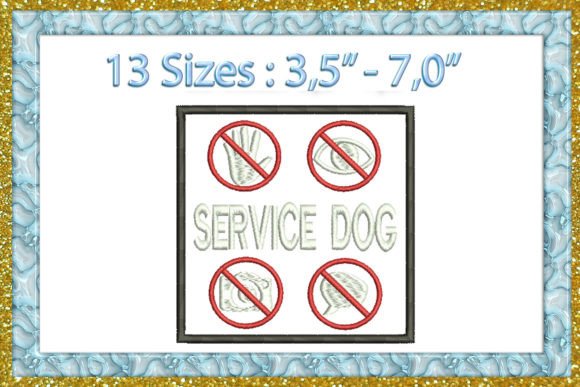 Reviewing Service Dog Label Machine Embroidery for Holiday Sales