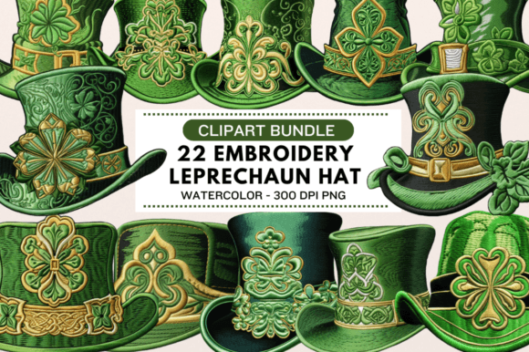 Reviewing the Embroidery Leprechaun Hat Clipart Bundle